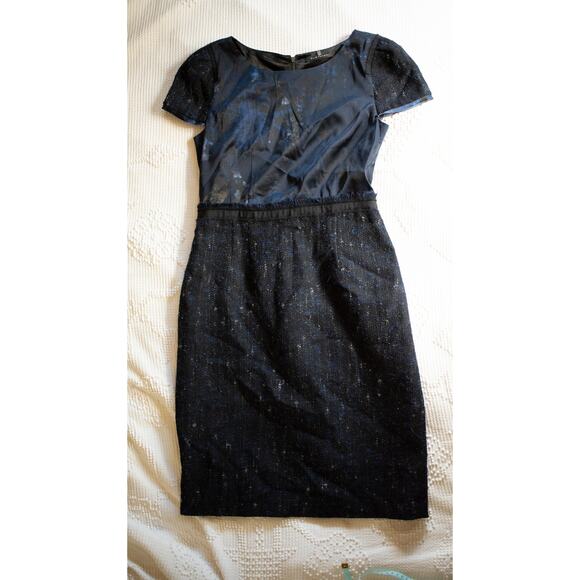 Elie Tahari Dress Silk and Alpaca Wool Size 8 Career Office Wear Cocktail Party - Picture 10 of 16